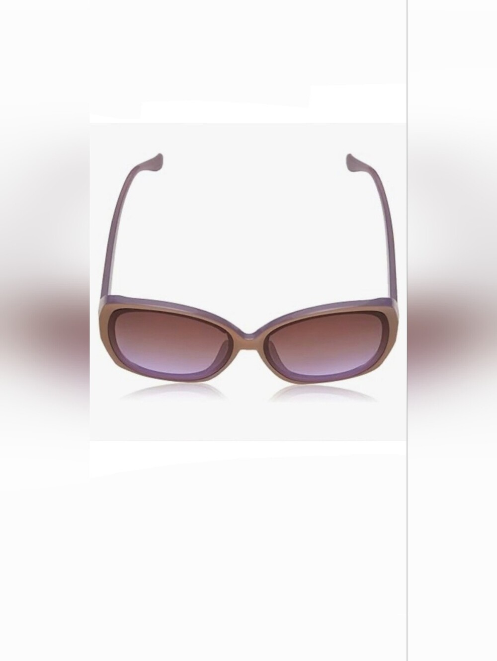 Jessica Simpson lilac nude J5839 Oversized Butterfly Uv400 Protection Sunglasses
